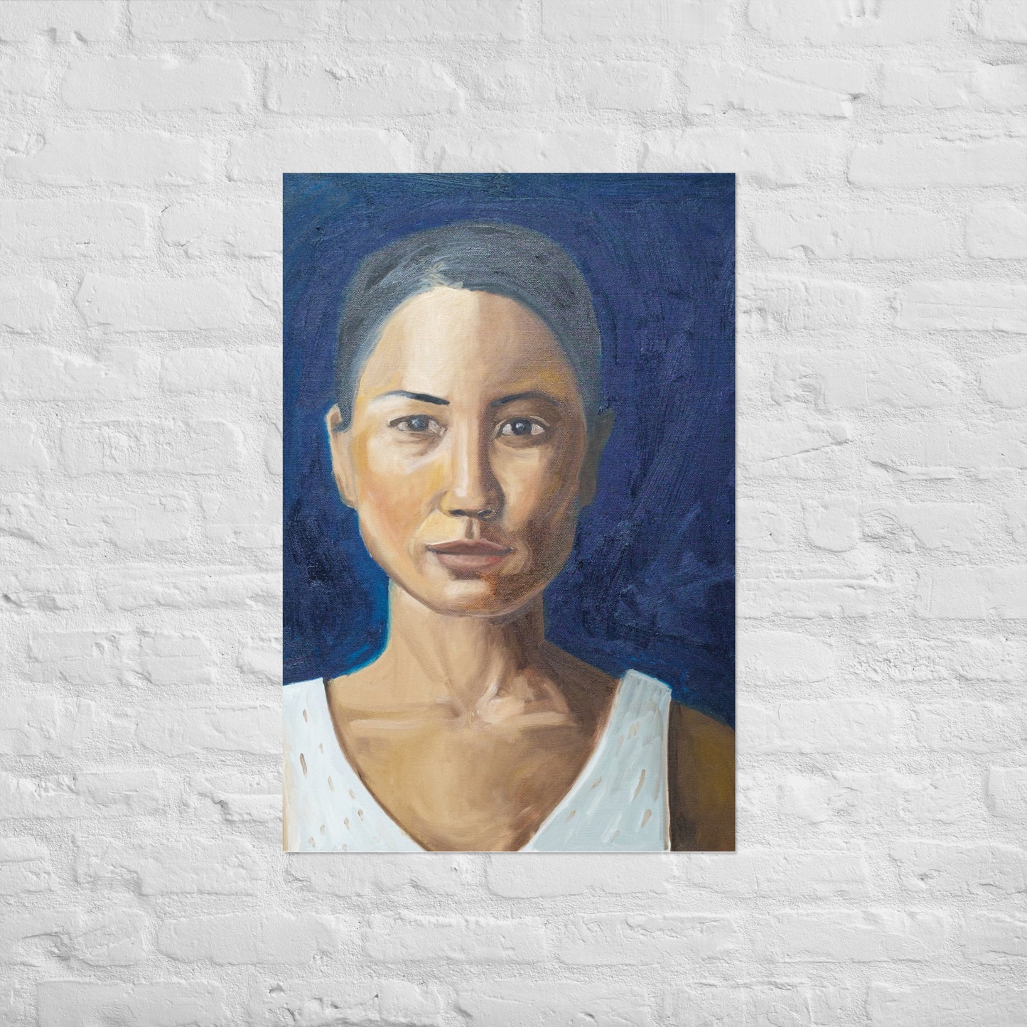 Woman in half shadow
