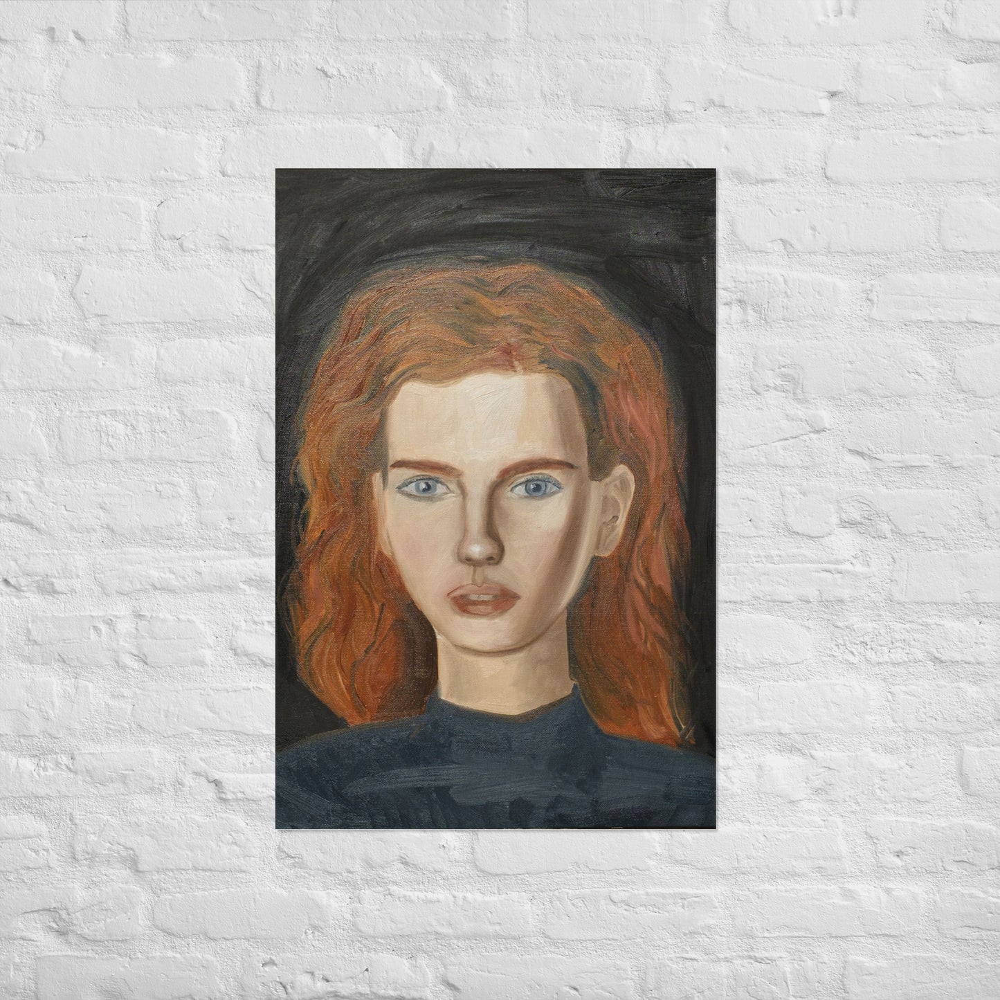 Young woman with red hair