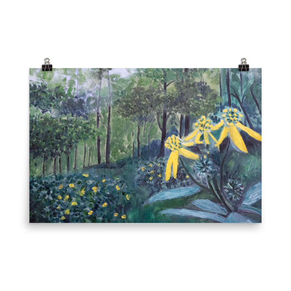 Flower in forest