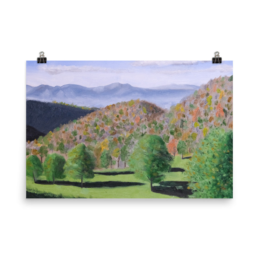 Trees and mountains