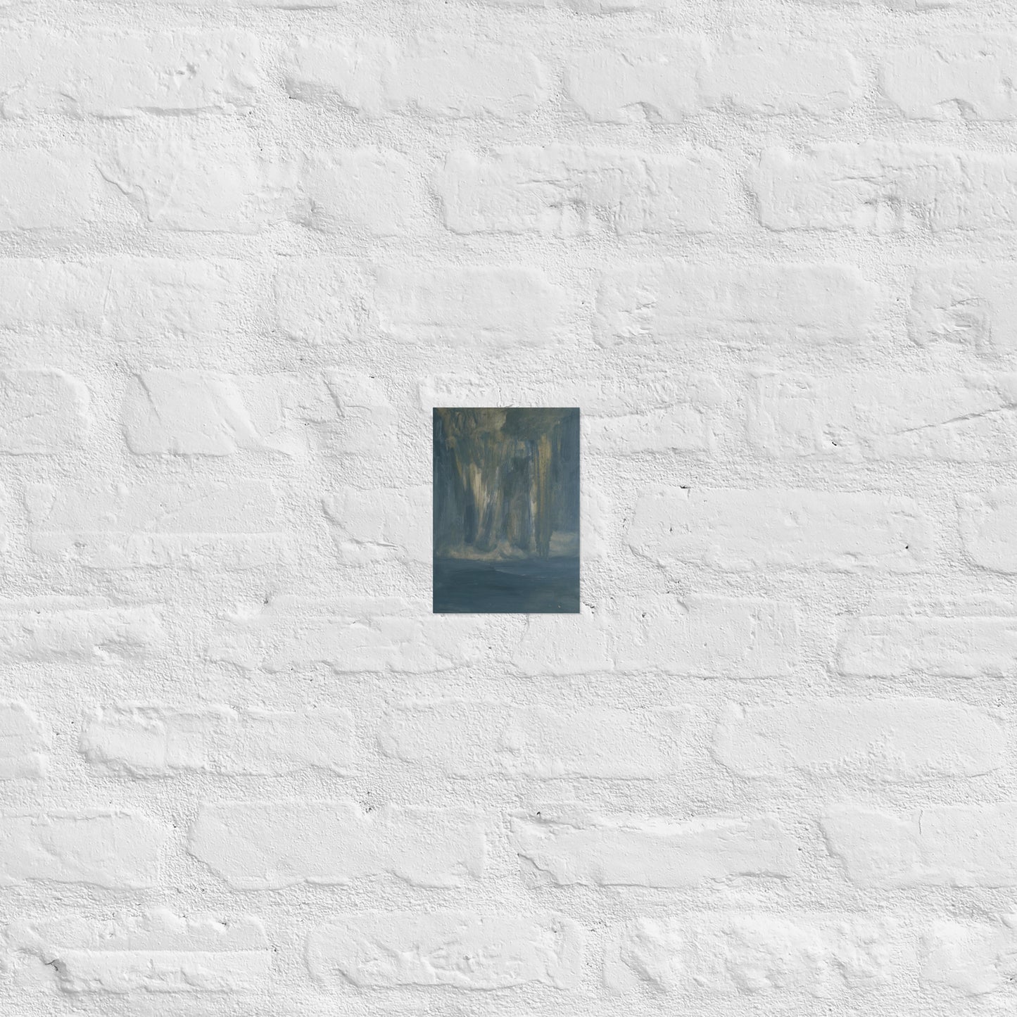 Abstract in gray thick