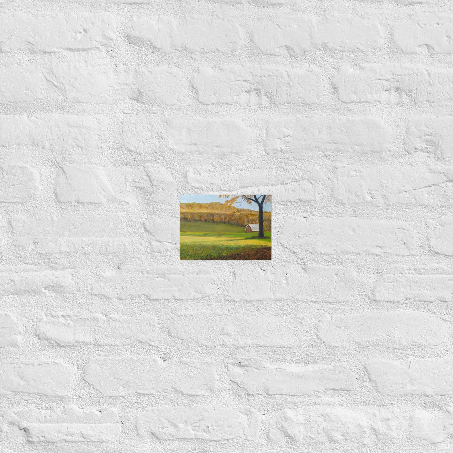 Field and barn