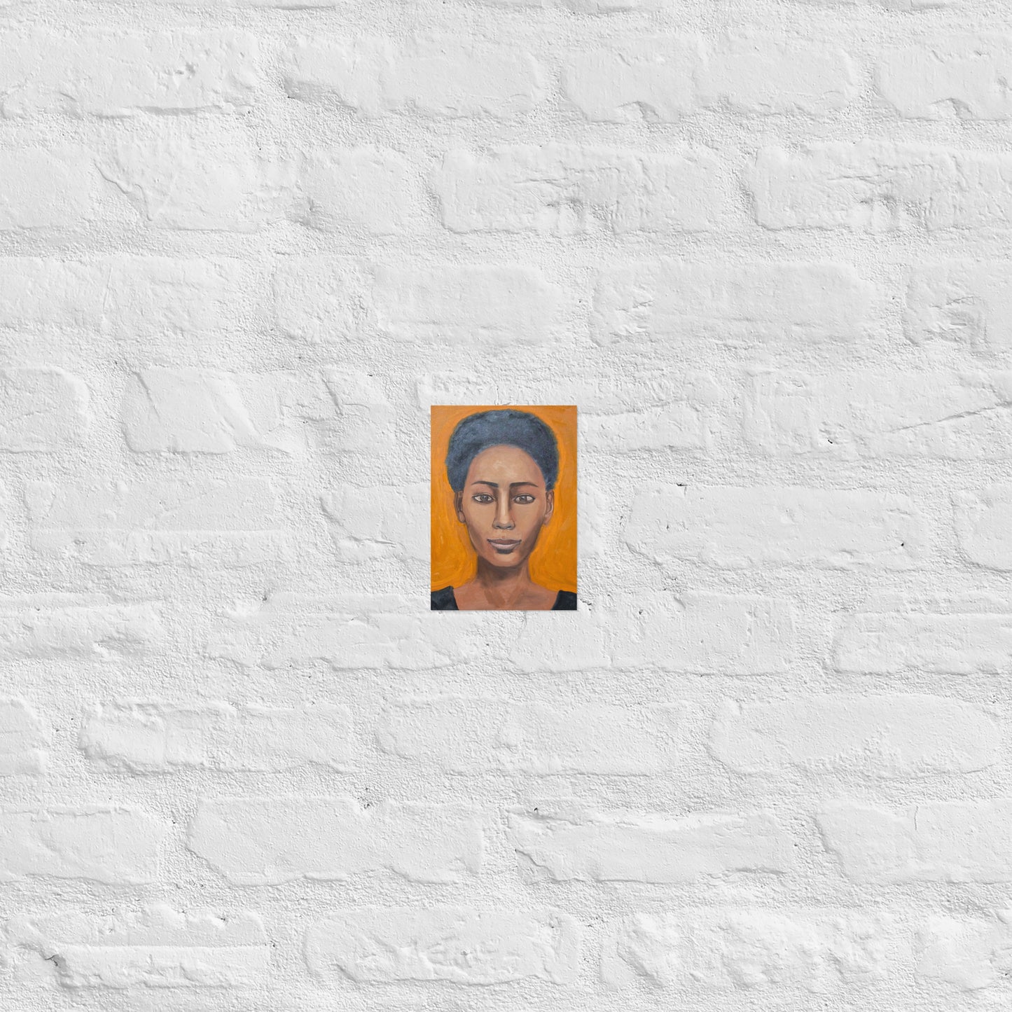Woman in orange