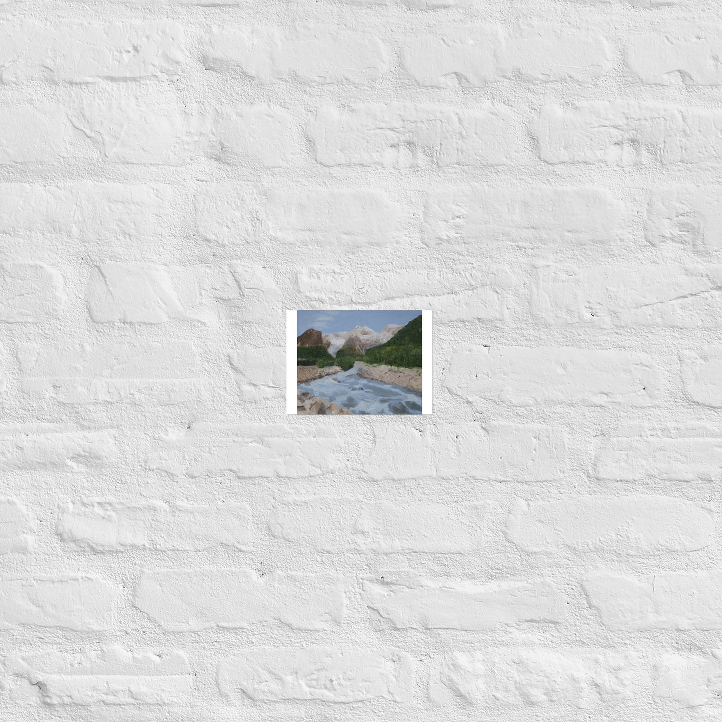 Mountain and stream