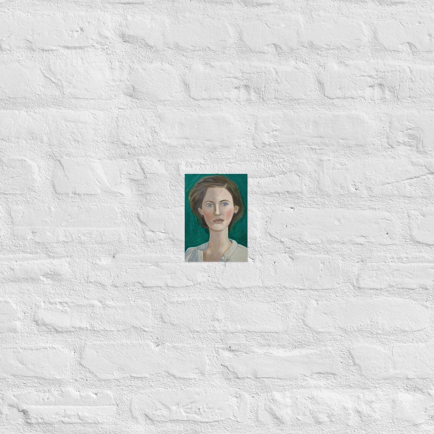 Woman in green