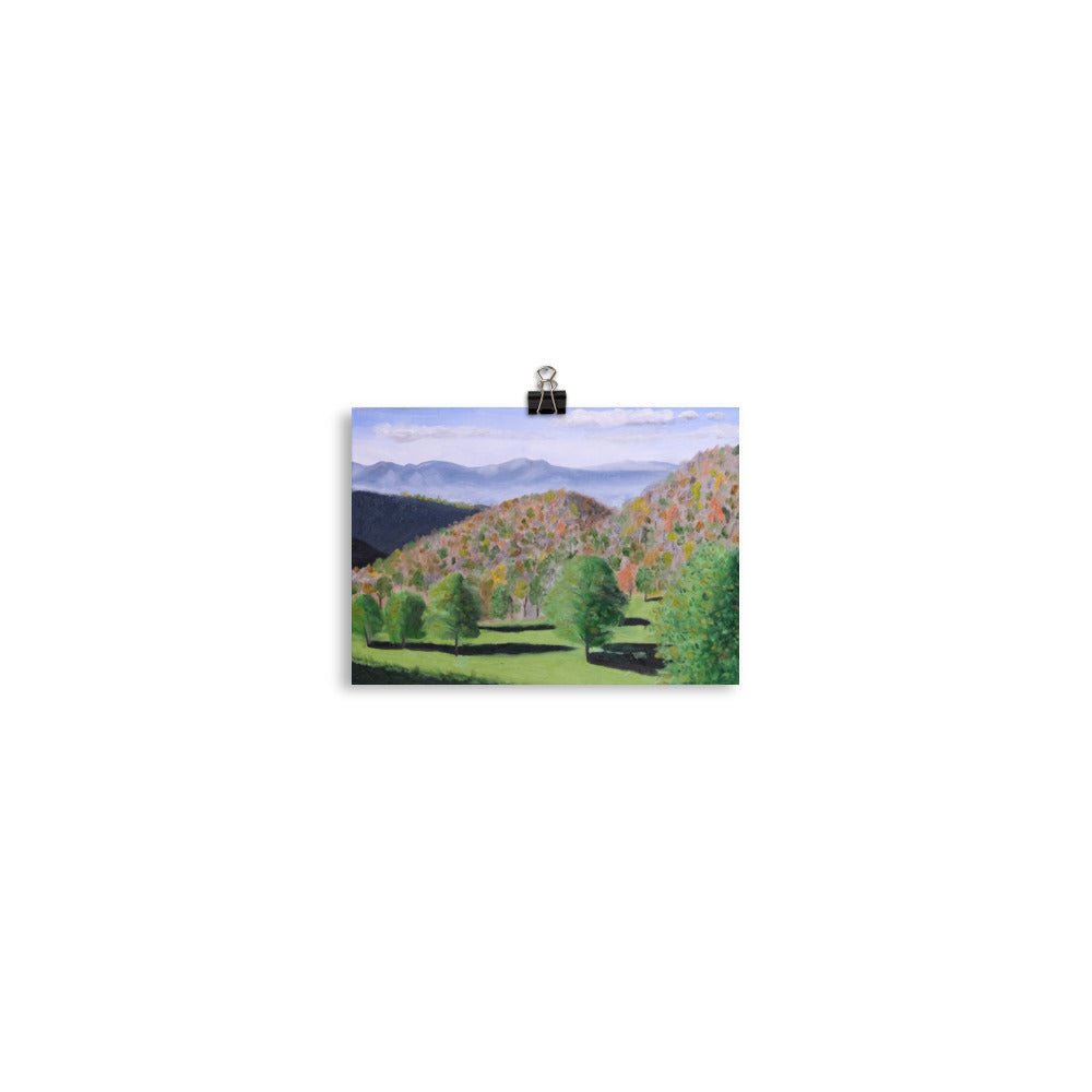 Trees and mountains