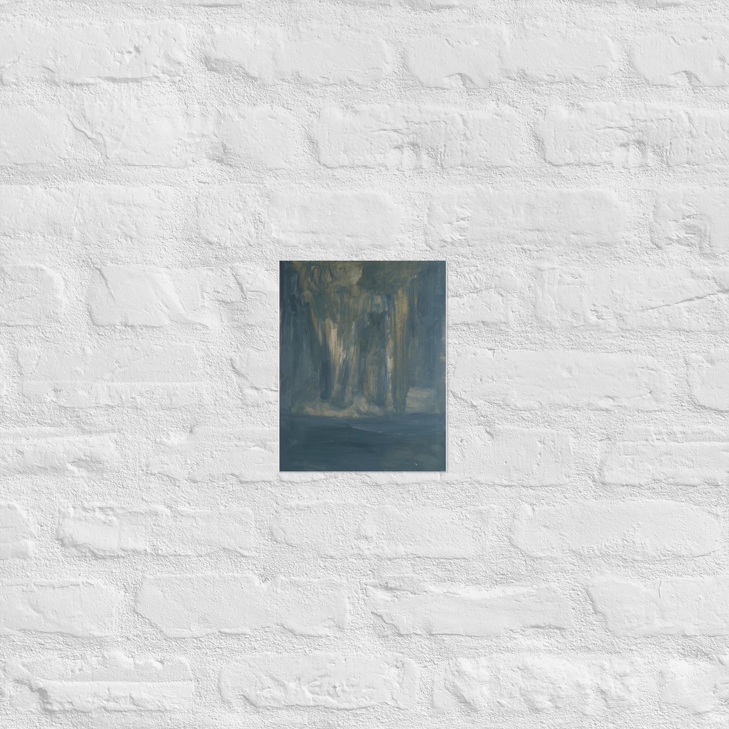 Abstract in gray thick