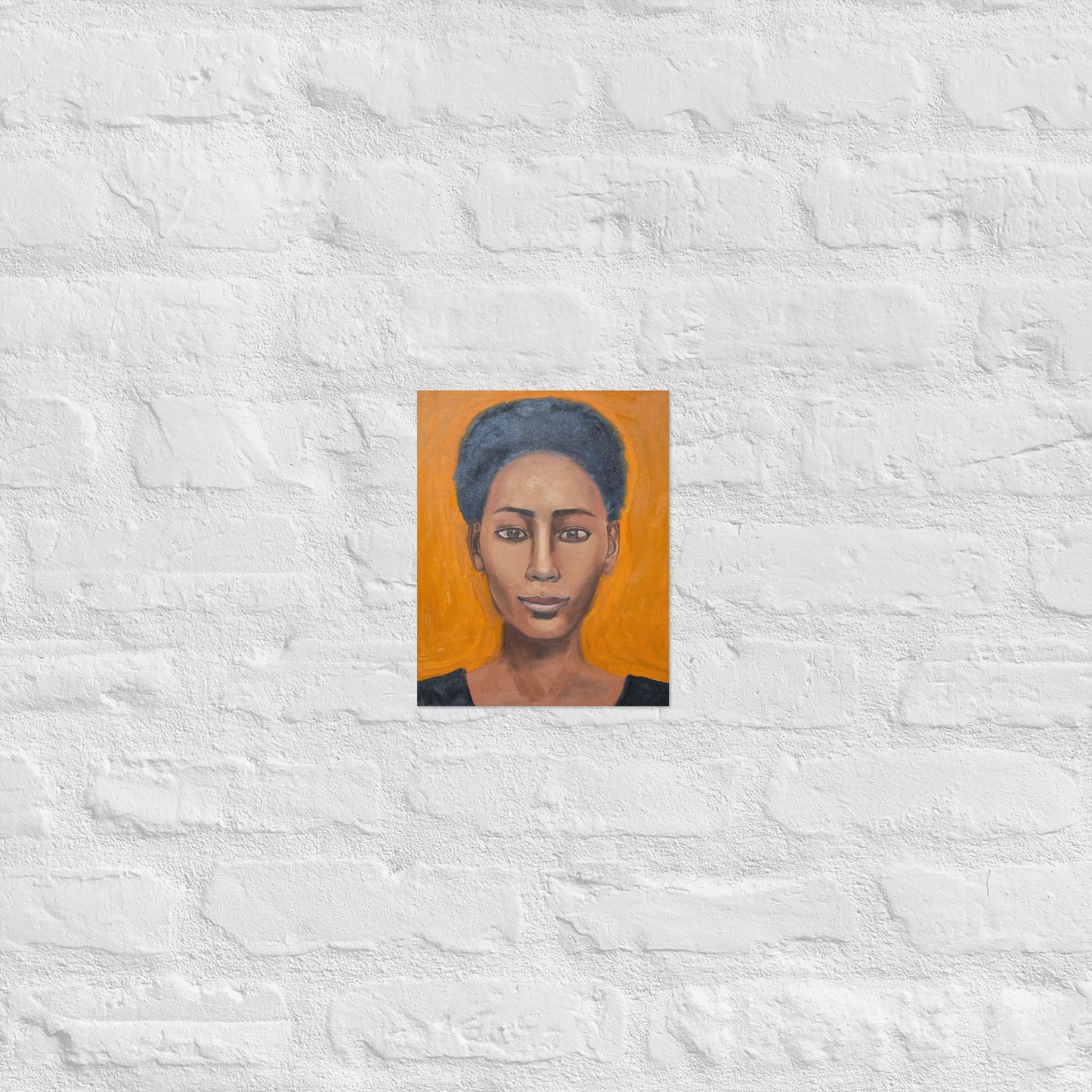Woman in orange