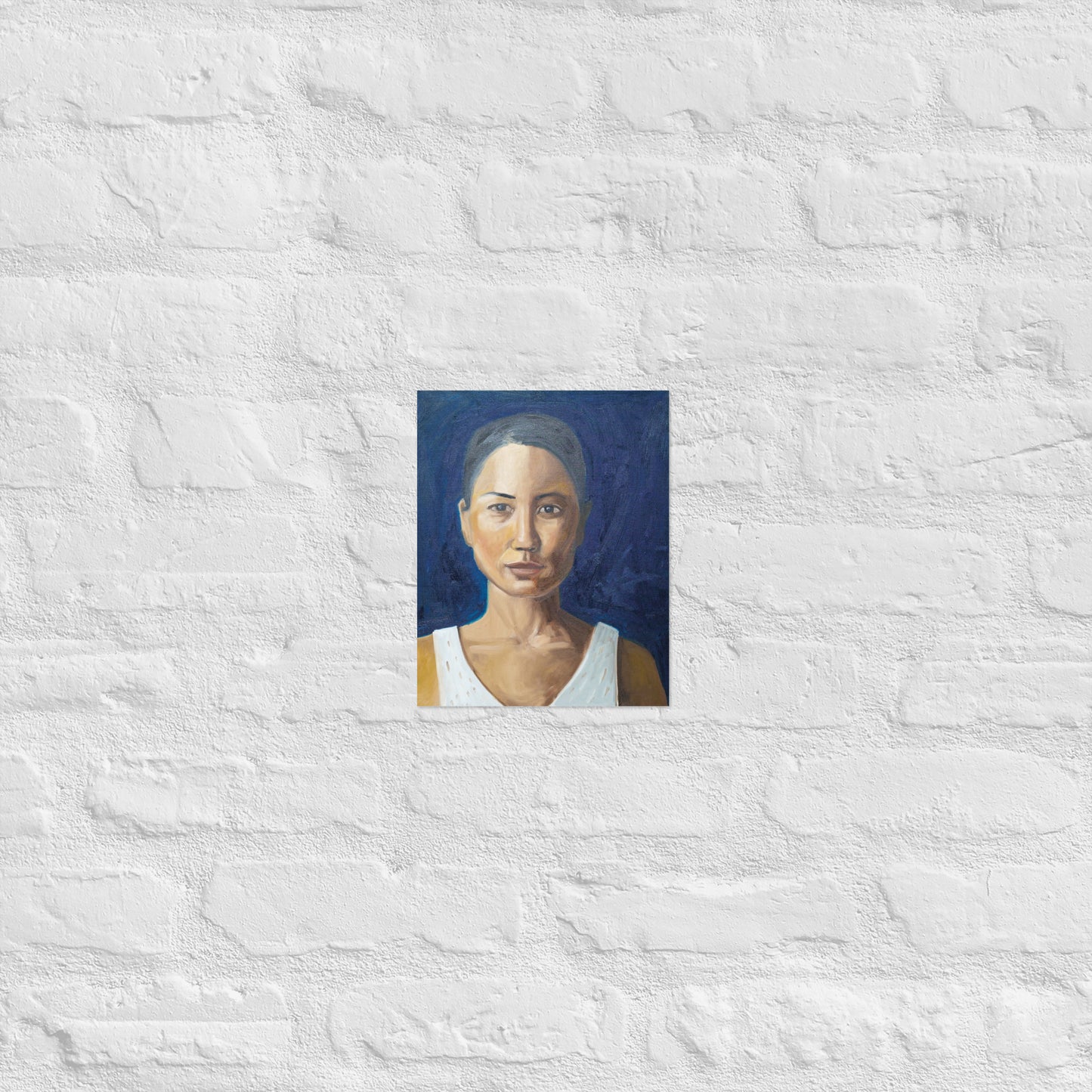 Woman in half shadow