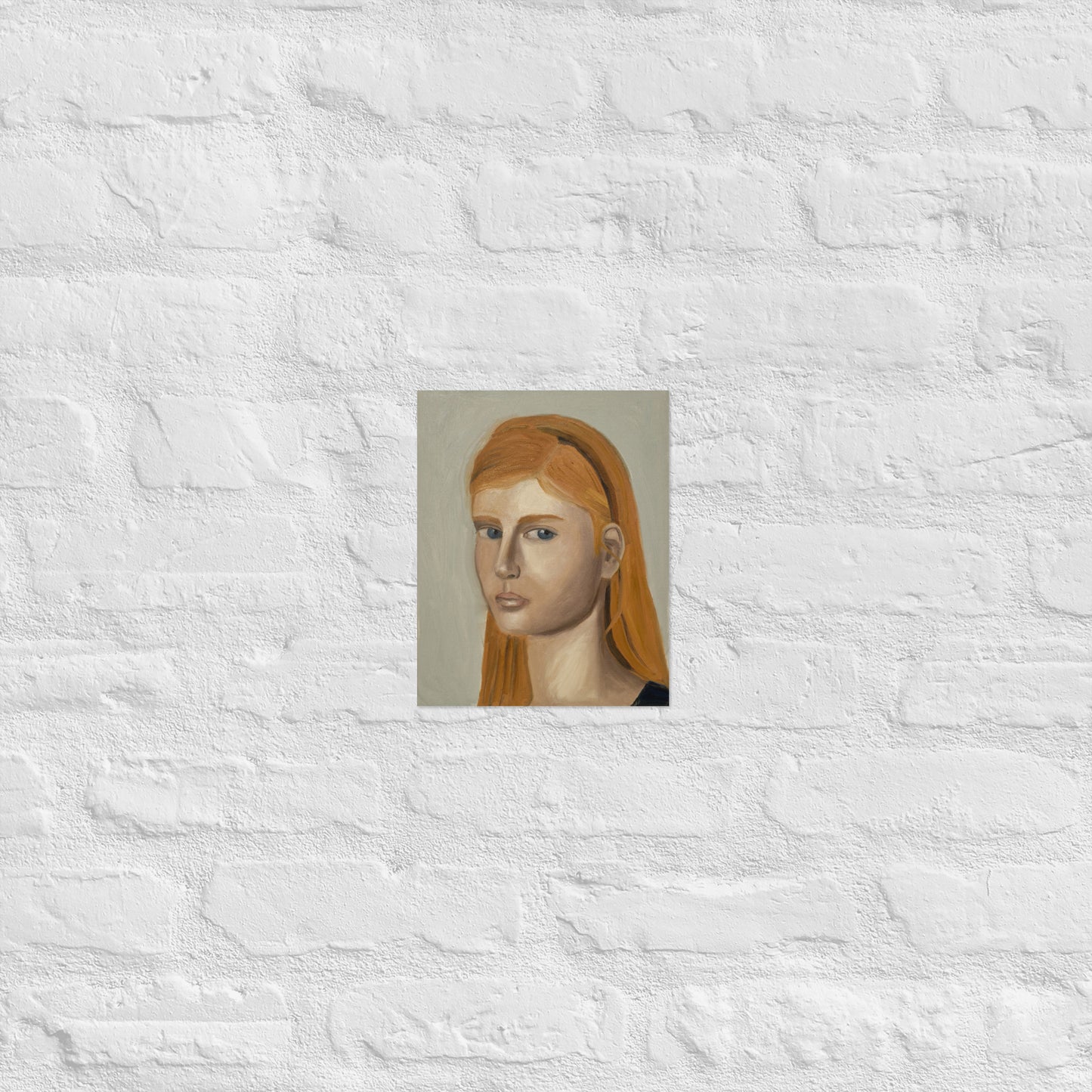 Young woman with red hair