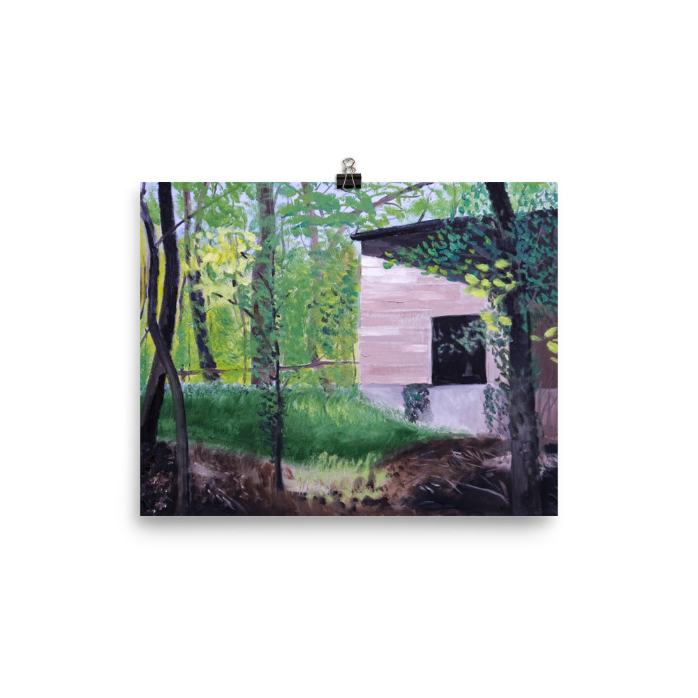 Building in forest