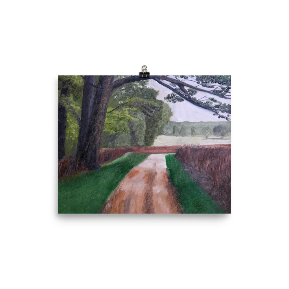 Path with heath