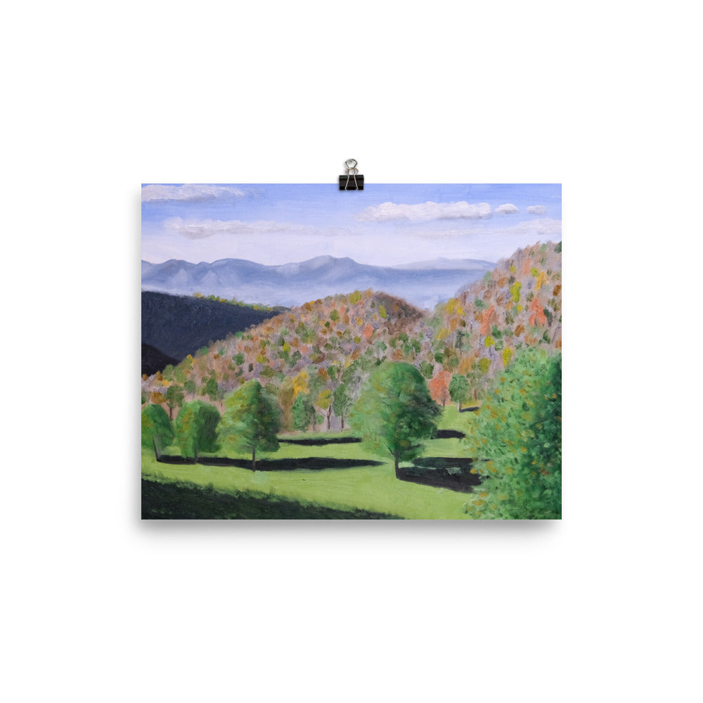 Trees and mountains