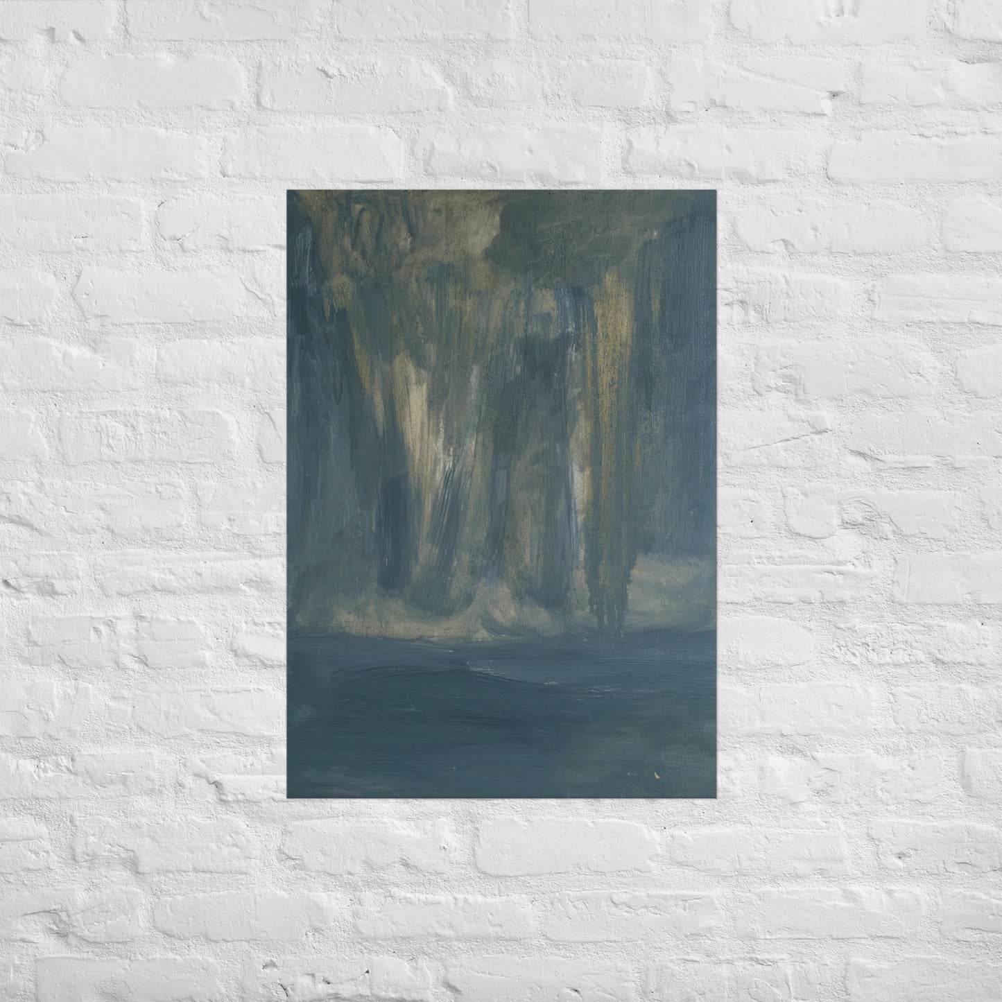 Abstract in gray thick