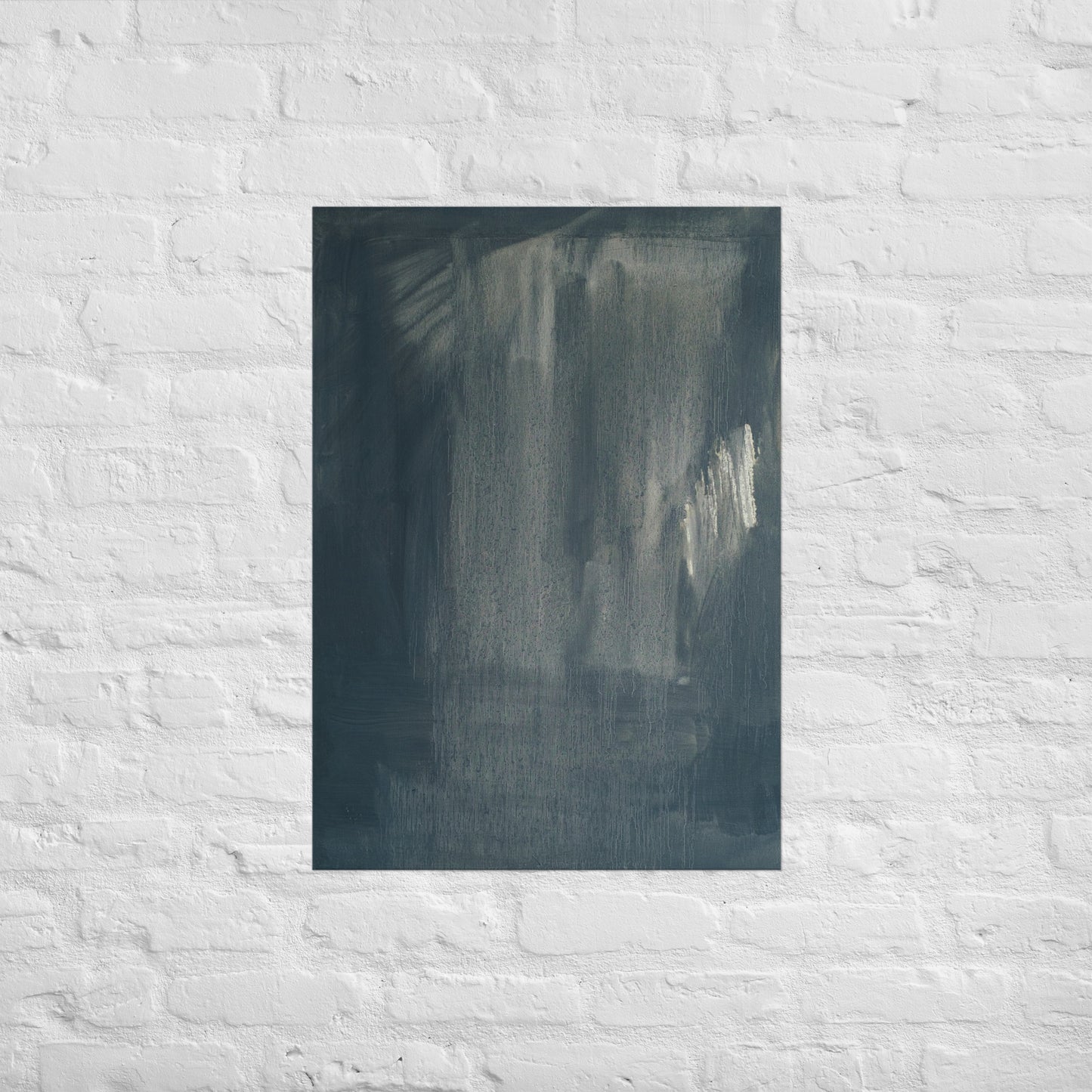 Abstract in gray thin