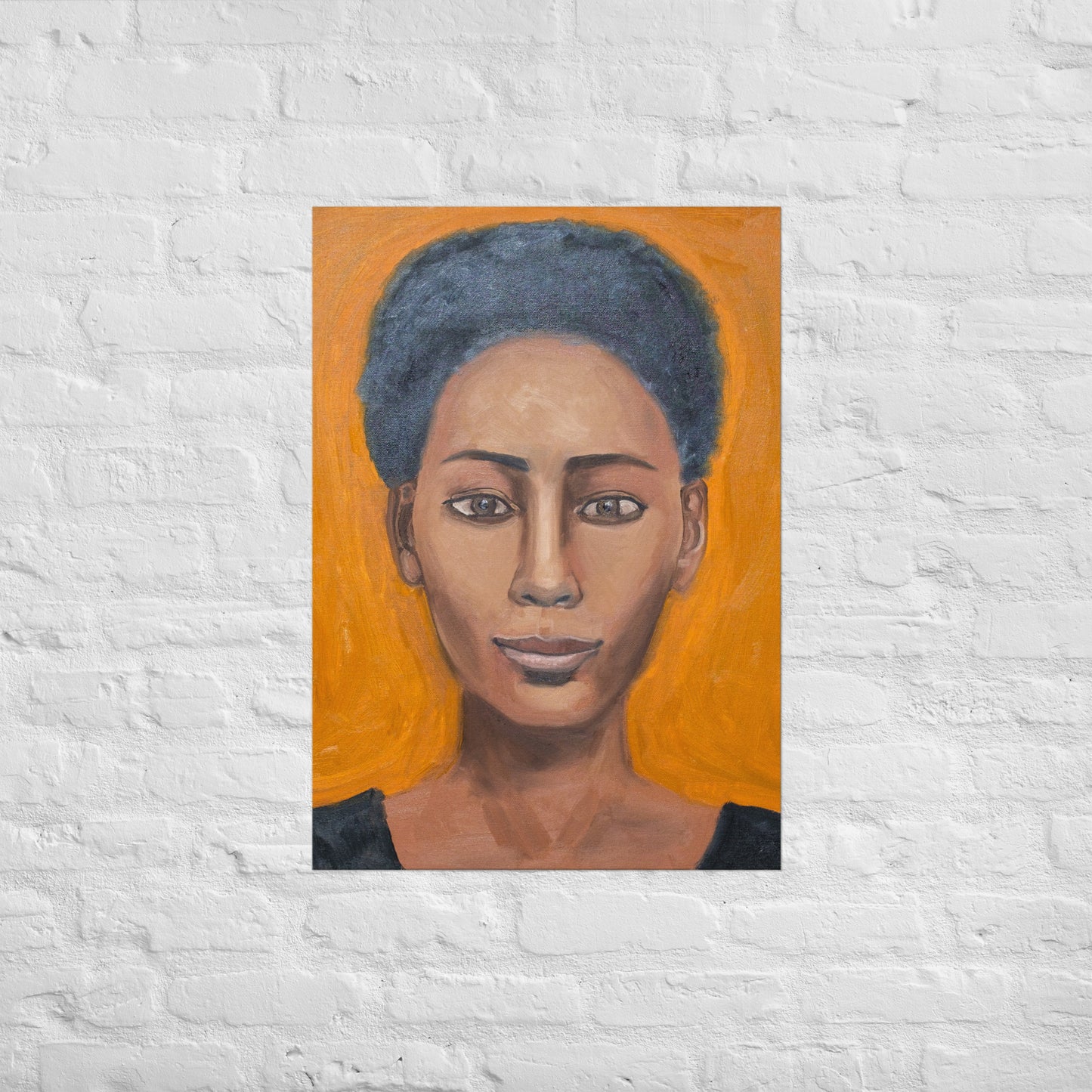 Woman in orange