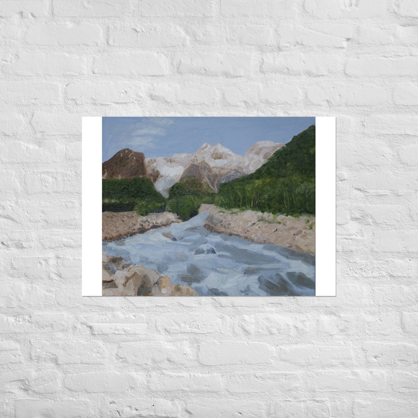 Mountain and stream