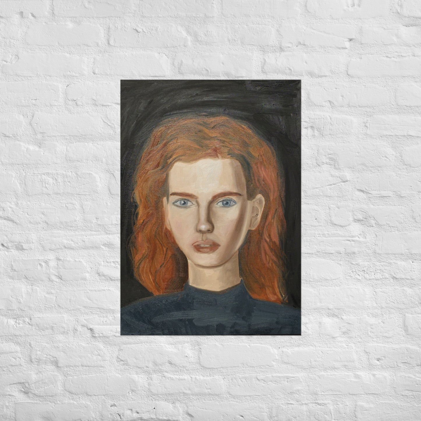 Young woman with red hair