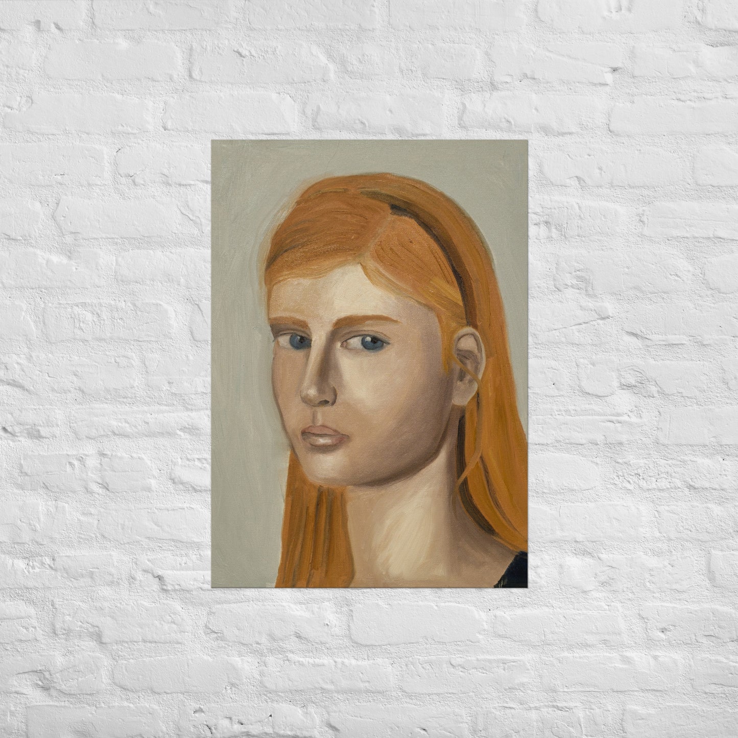 Young woman with red hair