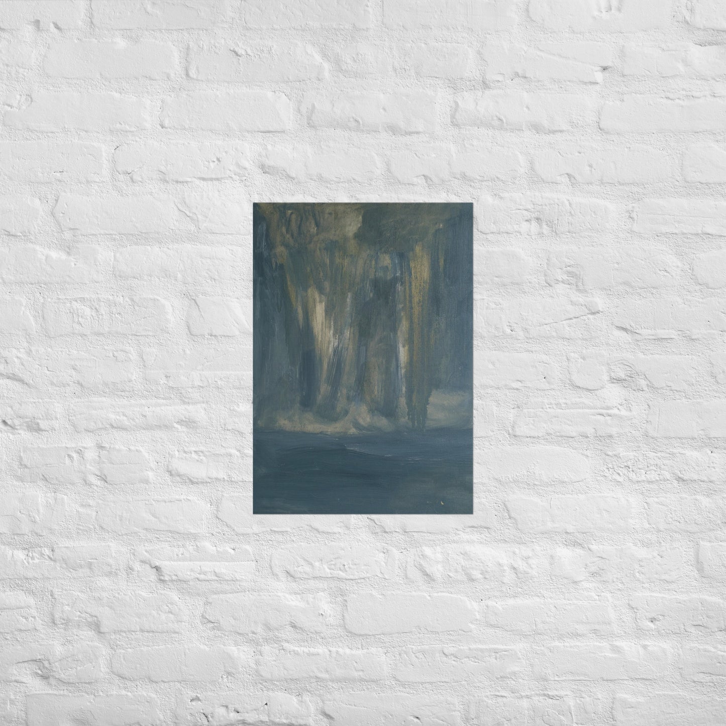 Abstract in gray thick