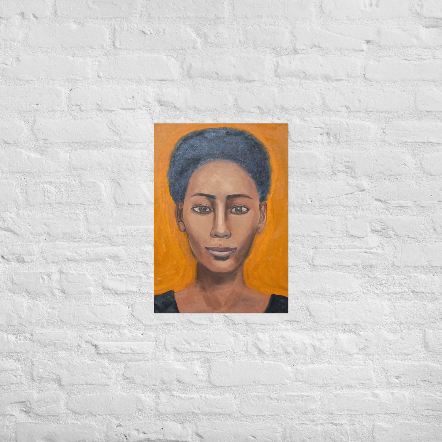 Woman in orange