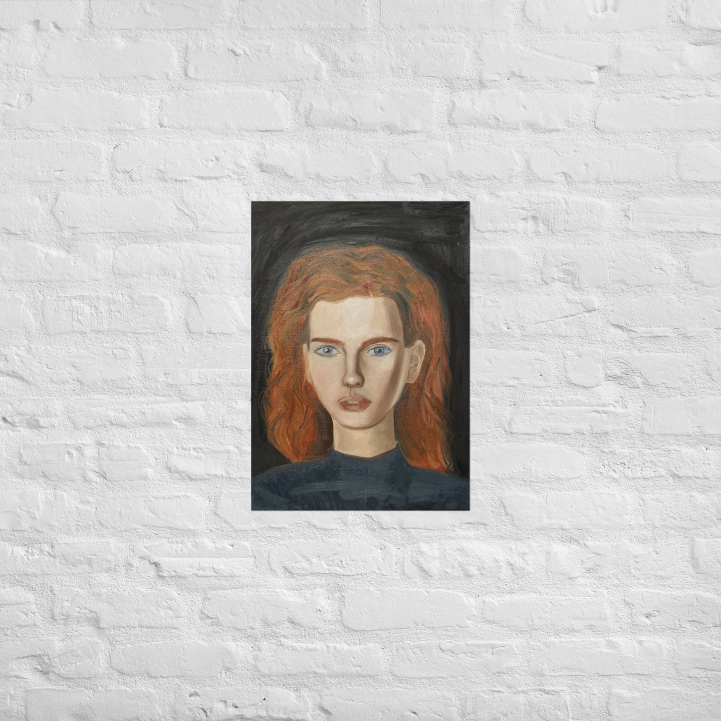 Young woman with red hair