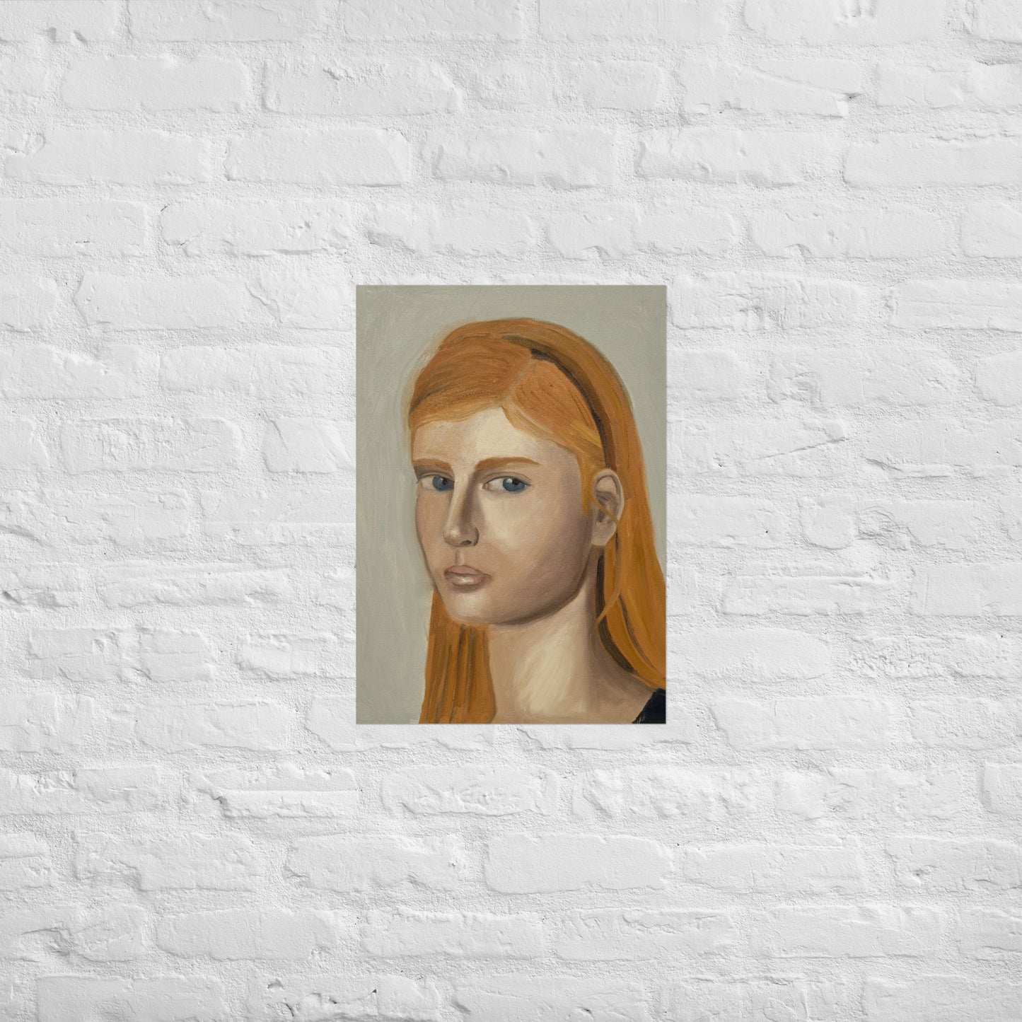 Young woman with red hair